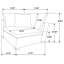 Canapé modulaire 6 pièces Ridgemont Ivory