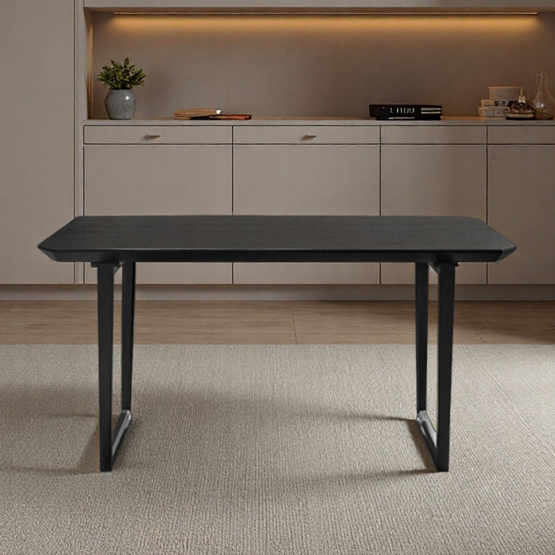 Bureau d'étude simple et bureau simple, Noir, H 29,53 po x l 55,12 po x P 31,5 po