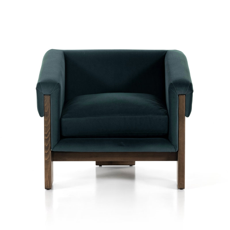 Cairo Chair-Harrison Black, Modern Velvet Smoke