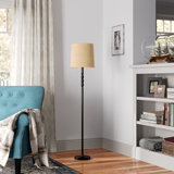 Coulliette 58'' Black Traditional Floor Lamp