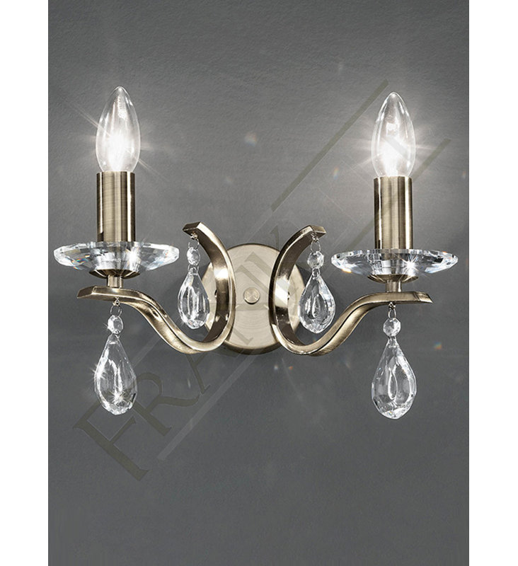 Candle Wall Light, Bronze