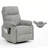 Manual Small Recliner Rocking Chair For Nursery/relaxation, Corduroy Swivel Glider Recliner For Living Room Bedroom, Grey Rocking Chair Nursery Recliners For Small Spaces, Side Pockets (gray)-74747465