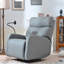 Fauteuil inclinable et pivotant à 360 ° - Fauteuil berçant, support pour téléphone, siège de cinéma maison