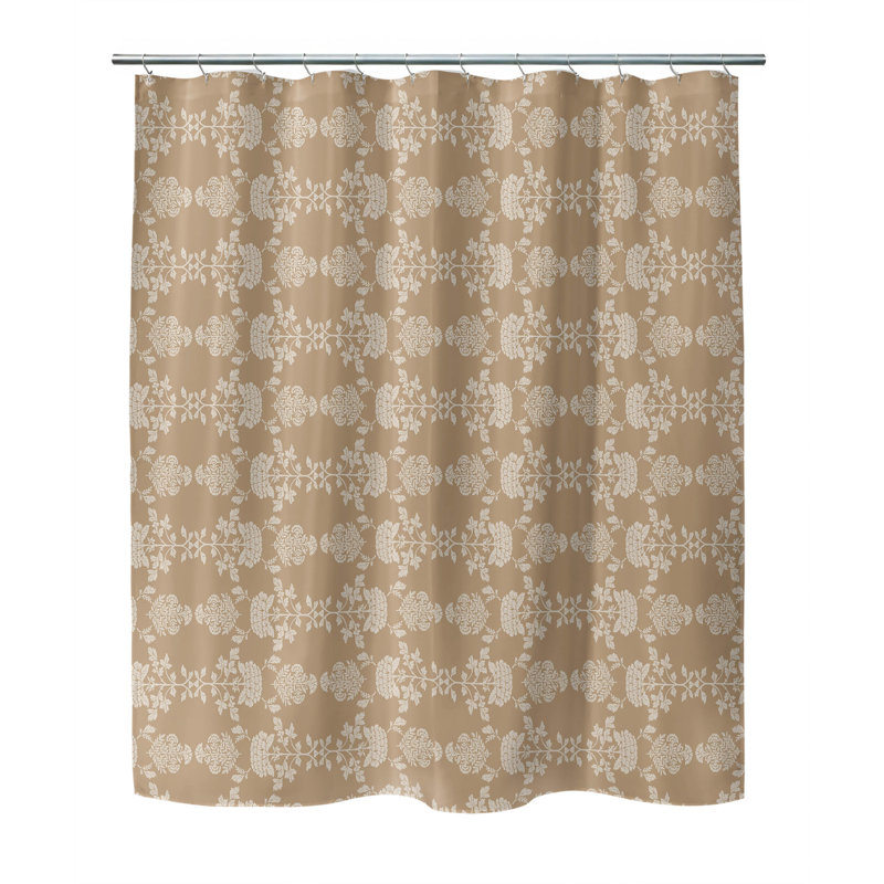 Pia Ultra-Thin Lightweight Shower Curtain, Natural