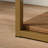 Vanity With Chic Storage, Brown Finish