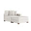 Chaise longue modulaire rembourrée en velours côtelé beige avec accoudoirs et coussins décoratifs-1679671580-1679671559