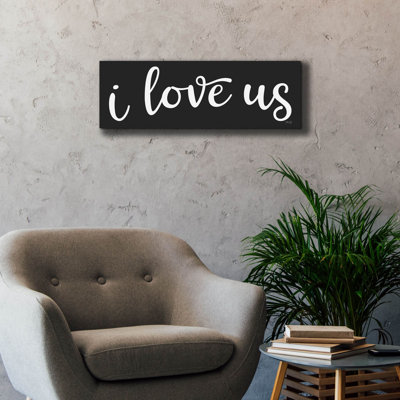 'I Love Us' by Marla Rae, Canvas Wall Art