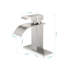 Robinet de lavabo de salle de bain à poignée simple avec bonde escamotable Waterfall-126707537