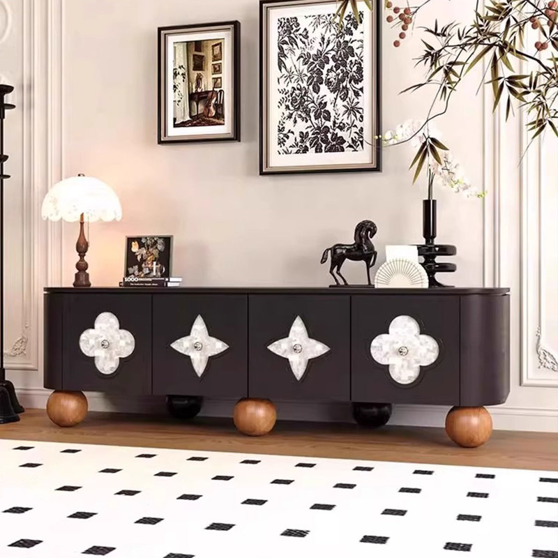 Black Solid Wood TVStands