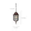Lanterne suspendue d'extérieur à 1 ampoule H 15,75 po Gillian-30970210