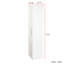 Blanc, multifonctionnel, garde-manger, portes, tablettes, côté, grand garde-manger, autoportant, personnalisable