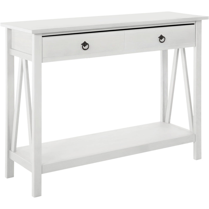 Chaney Metal Base Console Table
