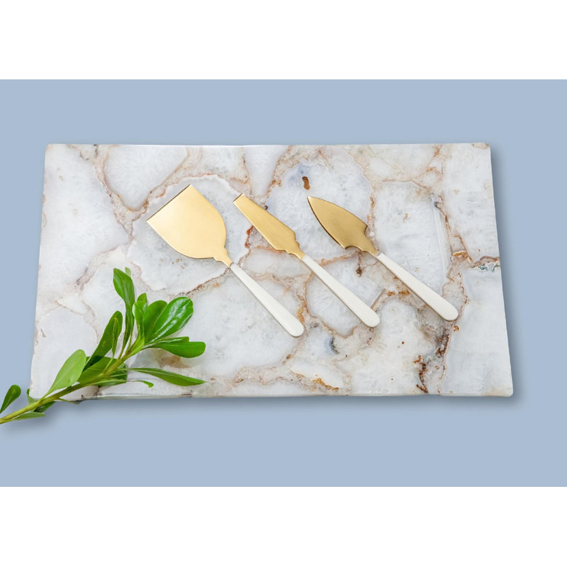 Gilmore 3 Piece Stainless Steel Cheese Serving Set