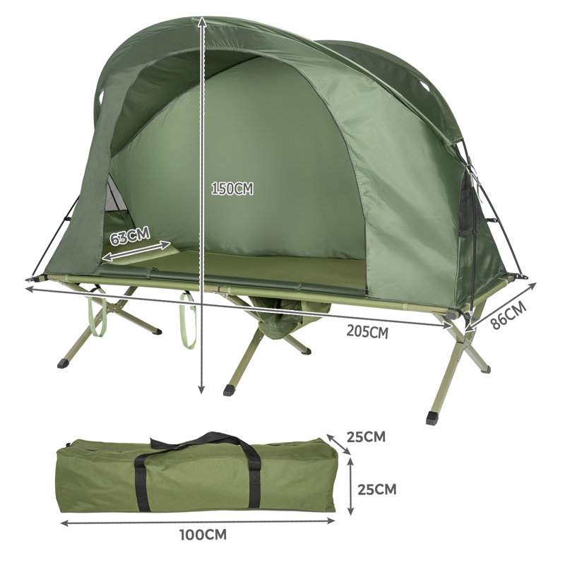 Aaidan 1 Person Tent, Green