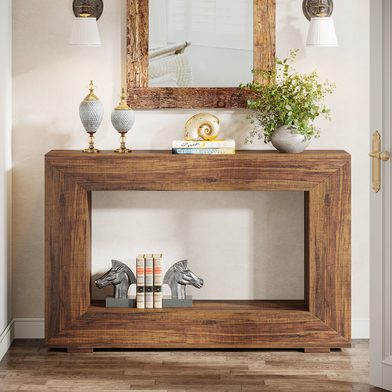 Breisch 47.2'' Console Table, Dark Brown