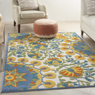 Tapis transitionnel multicolore Newton
