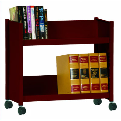 Chariot à livres incliné