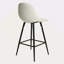 Tabourets de comptoir, ensemble de 2 tabourets de bar avec dossier et repose-pieds, tabourets de bar modernes de hauteur comptoir en métal pour le bar de cuisine à domicile, chaises de tabouret sans accoudoirs
