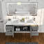 Ensemble de meuble-lavabo double 48 po Nimesh