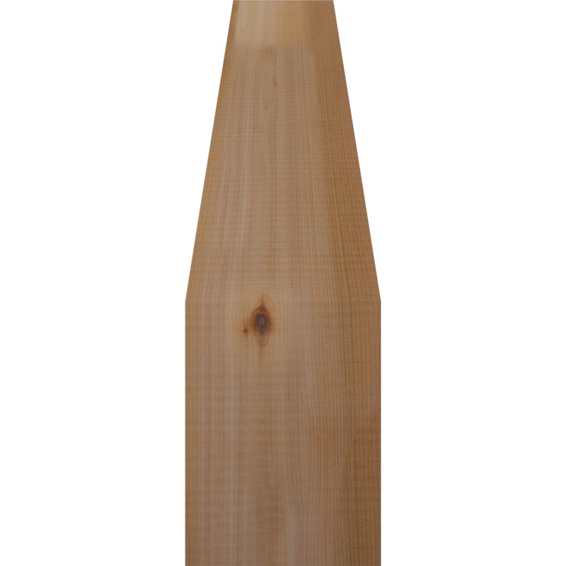 Attelle pour genoux lisse héritage, l 5 1/2 po x P 22 po x H 22 po, cèdre rouge de l'Ouest, Cèdre rouge de l'Ouest