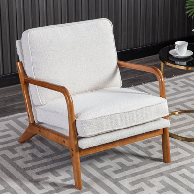 Solid + Manufactured Wood Accent Stool