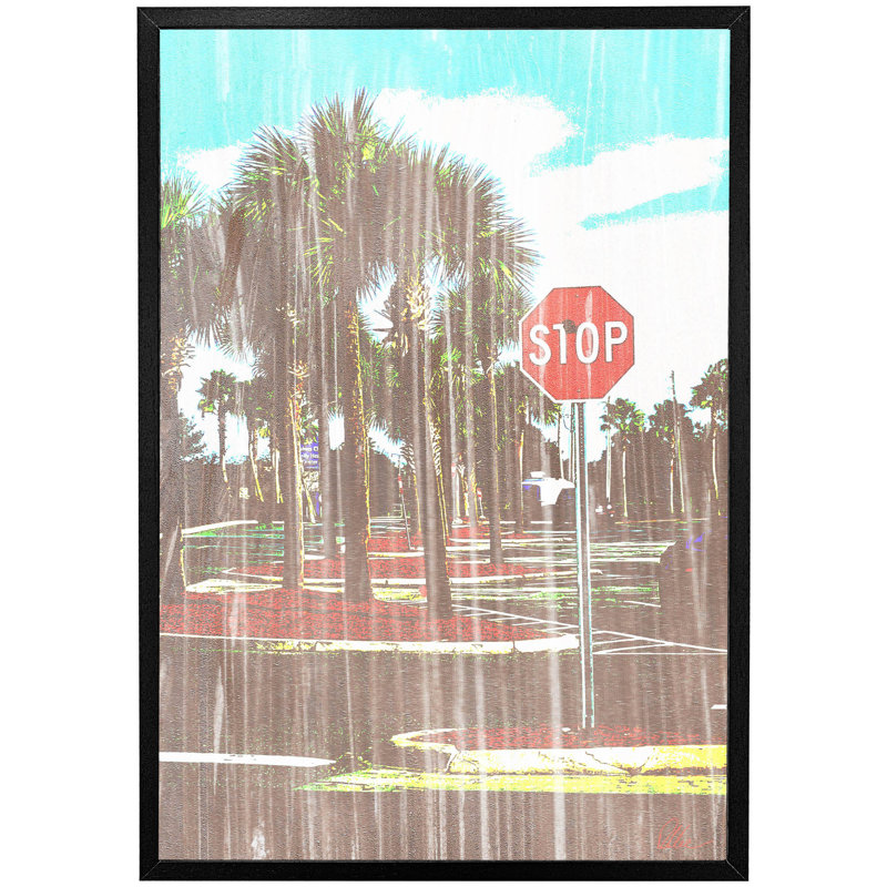 Single Picture Frame Print, Black, 114cm H x 76cm W x 4cm D