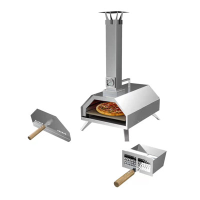 Four à pizza en acier inoxydable