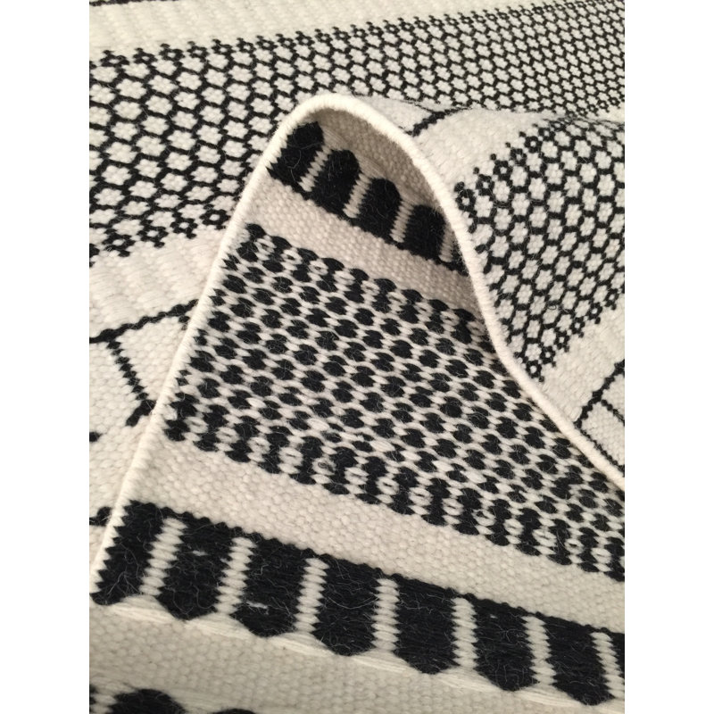 Traxler Wool Moroccan Indoor Rug, Rectangle 3' x 5'