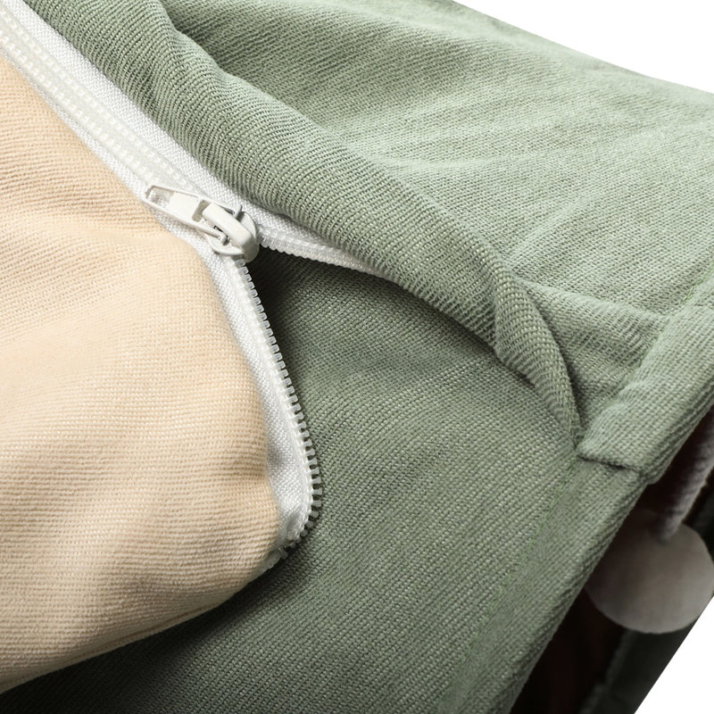 Lit tunnel télescopique pour animaux de compagnie, extérieur en tissu, intérieur en coton Pp, pratique pour laver le matériau lumineux de l'animal, rembourrage, détachable et lavable