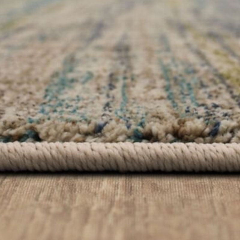 Tapis brun / gris Fowler, Rectangle 9 pi 6 po x 12 pi 11 po