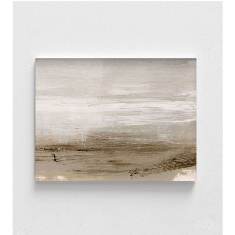 «Brushed Pavement I» par Jennifer Paxton Parker, art mural aquarelle abstraite, art mural paysage brun nature, reproduction d'art moderne