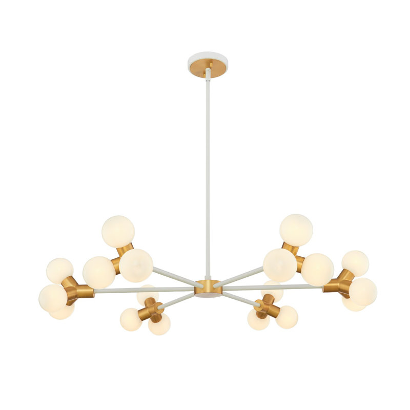 Lustre en laiton Tres 18 LT Kalco