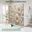 Paravent 4 panneaux à cloison pliable Royal Elegant Gold Floral Vintage Botanical Flowers Soft Neutral Canvas-134502877-134502878