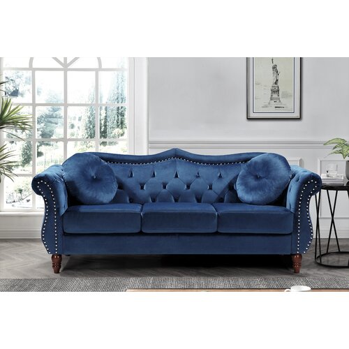 House of Hampton® Coutu 79.5'' Upholstered Sofa & Reviews | Wayfair