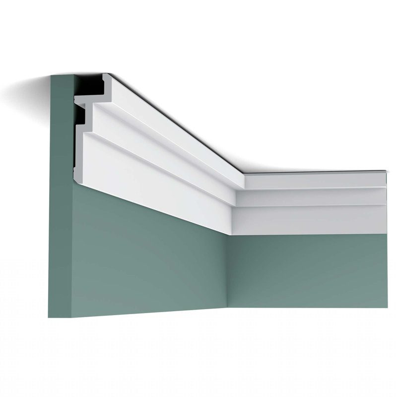 Primed White Polystyrene Crown Moulding Set of 12