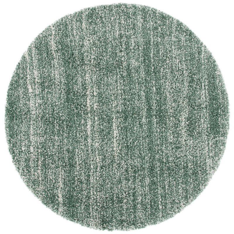 Tapis ivoire Jon-Paul, Green/Ivory, Rond 7 pi