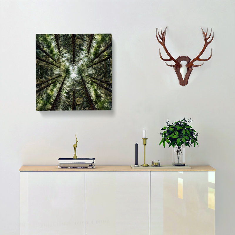 Forest Precisionism No.1 - Wrapped Canvas, 50cm H x 50cm W x 3cm D