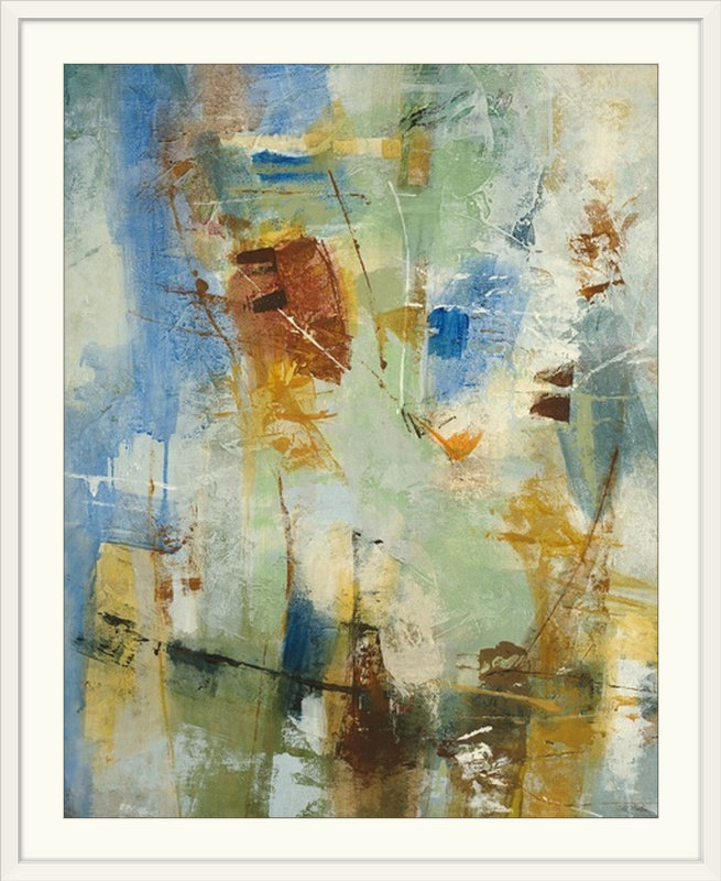 "" par jill martin, reproduction d’art Bering Short, Cadre blanc, H 23 po x l 20 po x P 1 po