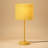 Ochre Yellow Painted Table and Nightstand Lamp