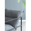 Chaise Pfeffer - L 28,5 po x l 25 po x H 24,5 po - noir / gris foncé