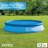 Swimming Pool Solar Cover Tarp, Blue Bundled w/ Metal Above Ground Swimming Pool