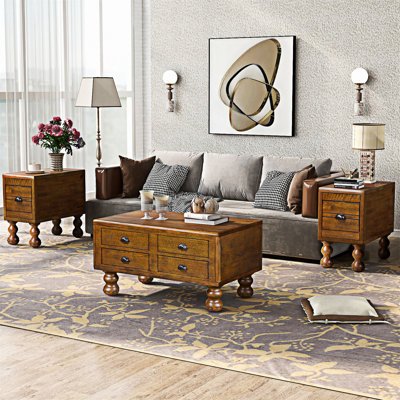 Rectangle Coffee Table Set