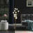 46" In 11-Light Acrylic Globe Aluminun Led Chrysanthe Silver Chrome Metal Floor Lamp-549563271