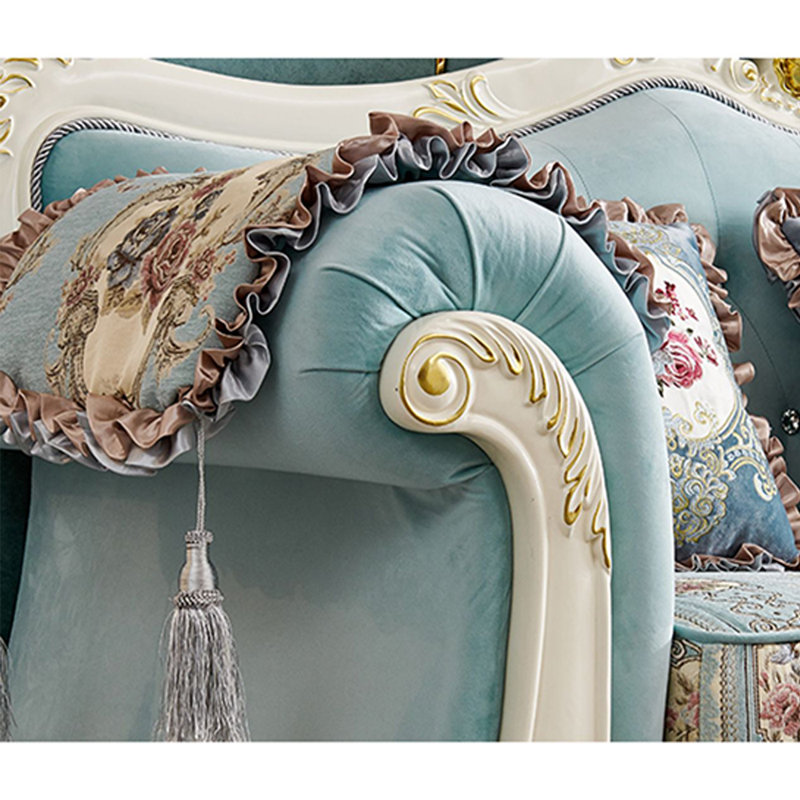 Canapé luxueux en tissu européen