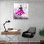 Superbe peinture décorative en verre trempé 23,6 po x 23,6 po | 100% verre trempé, épaisseur: 0,16 pouce | Impression UV pour des couleurs éclatantes | Art mural parfait pour la décoration de la maison ou du bureau, design moderne et élégant-1108975562-1108975565