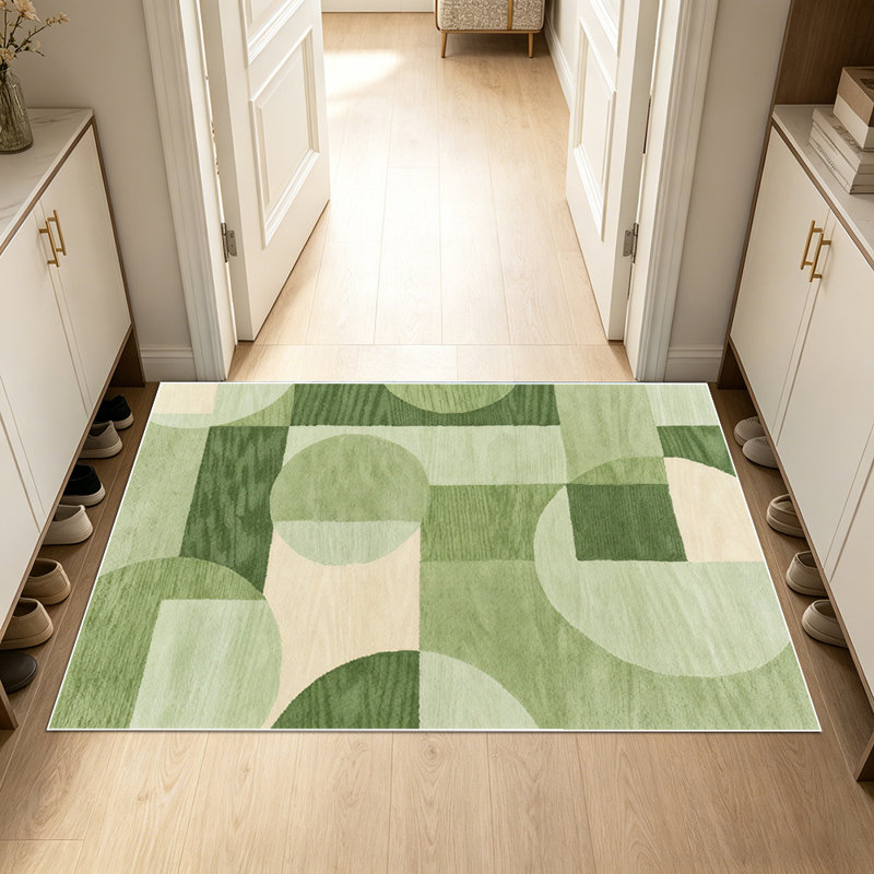Simple and geometric art carpet, soft and easy to maintain, suitable for multiple scenarios, universal for home and commercial spaces, indoor soft furnishing carpet