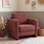 Fauteuil d'appoint rembourré avec accoudoirs Boucle-1664579436