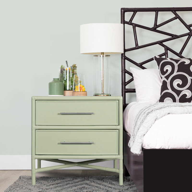 Venice 2 - Drawer Nightstand, Celery Green