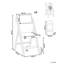 46cm H Solid Wood Folding Side Chair-507599350