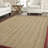 Auckland Bamboo Slat/Seagrass Brown/Tan/Red Area Rug-1941771216